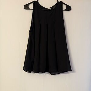 Elegant Black Sleeveless Top